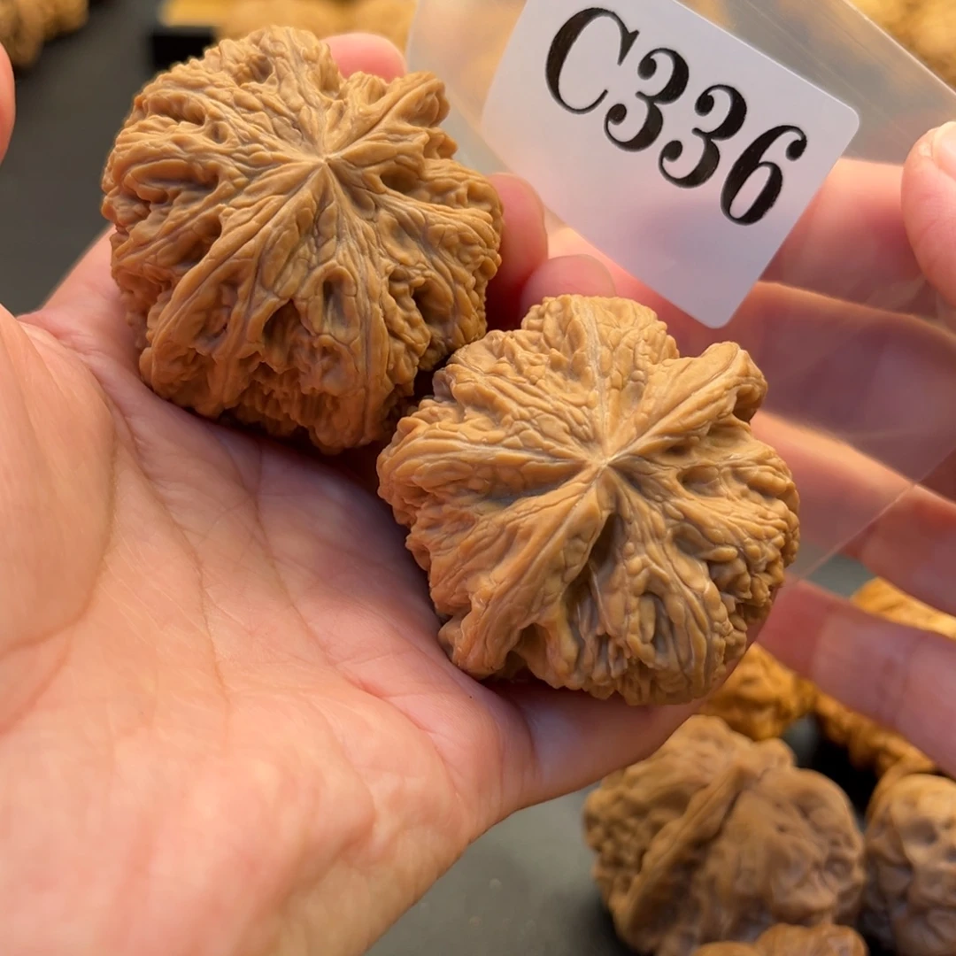 碎***物桃核把件粗筋福利48文玩