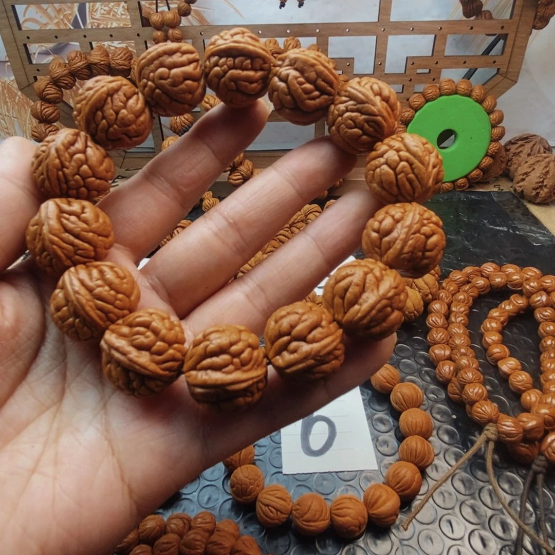 每***长吊坠文玩核桃龙纹桃核