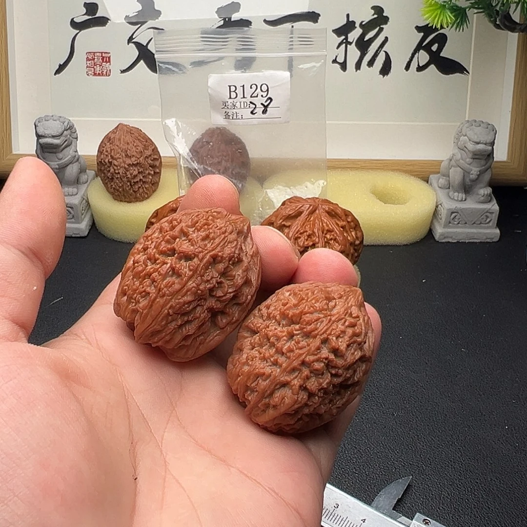 精***国核桃手串/手链B129蒜头37尺全品