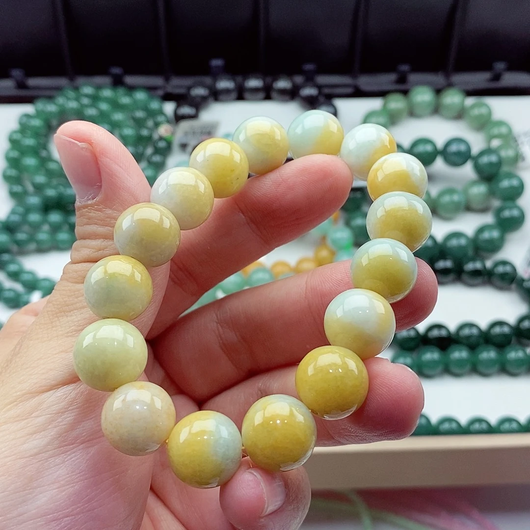 翡翠未镶嵌毛衣链