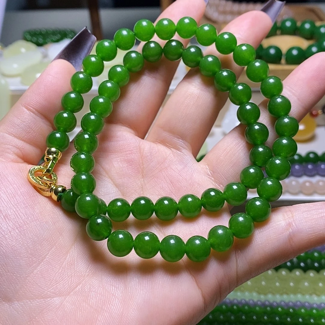 和田玉未镶嵌项链