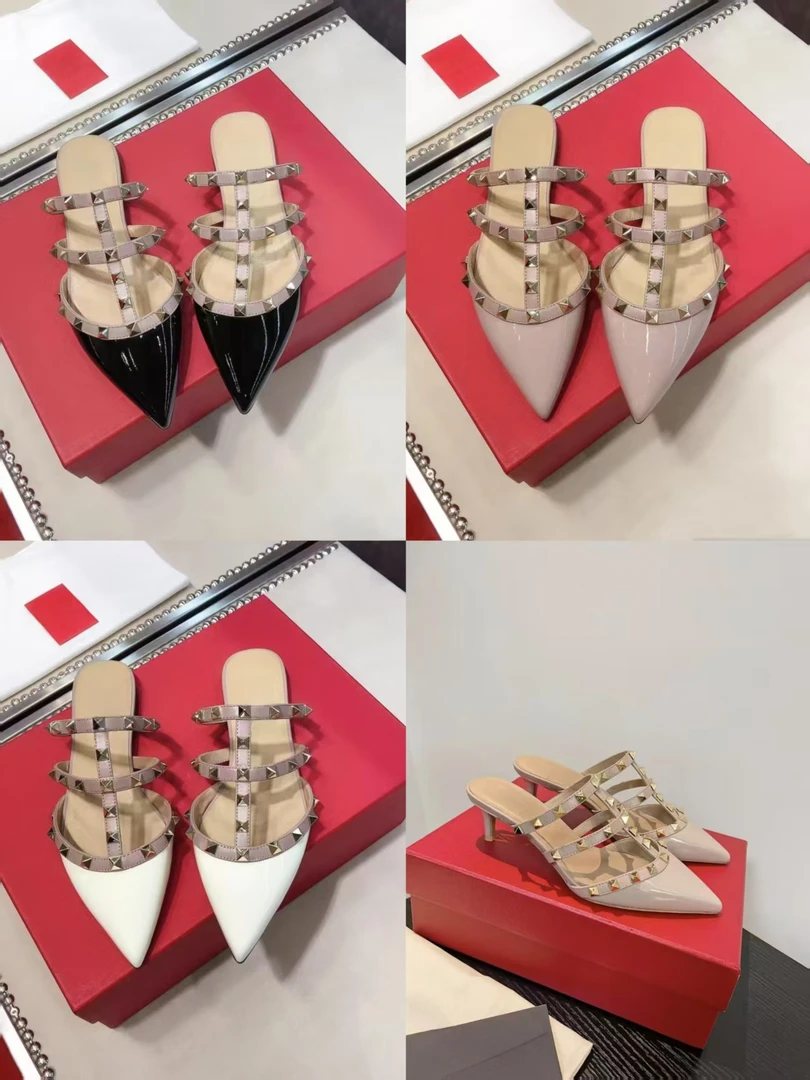 尖头铆钉两环凉拖