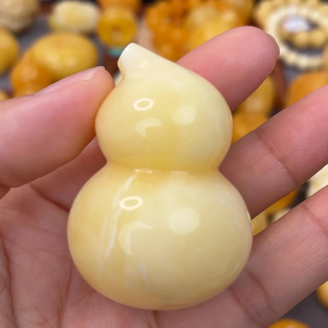 蜜蜡未镶嵌吊坠(不含链)葫芦