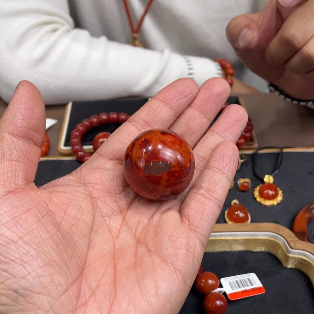 南红玛瑙未镶嵌单珠