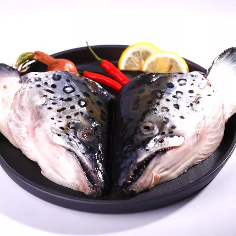 挪威三文鱼头鱼骨鱼排新鲜冰鲜大西洋鲑鱼2斤香煎烧烤炖汤食材
