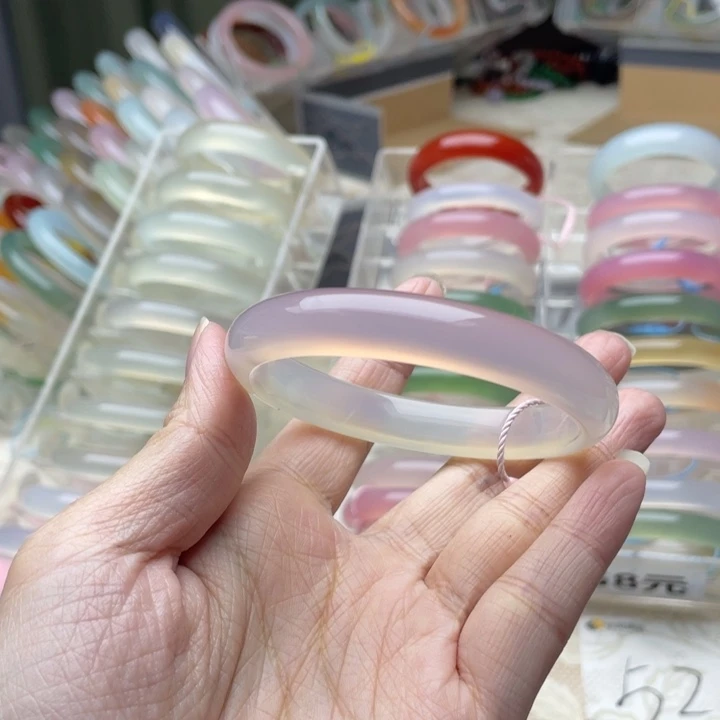 玛瑙/玉髓未镶嵌手镯55圈口