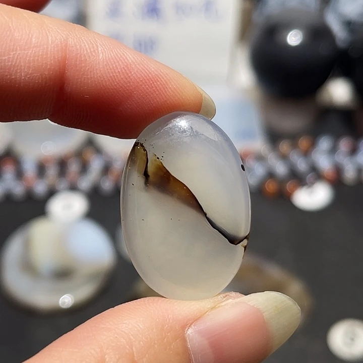 玛瑙/玉髓未镶嵌吊坠(不含链)