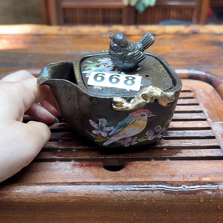 纯手工制作粗陶茶具