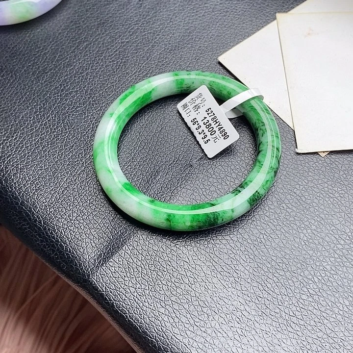 未镶嵌手镯翡翠56圆条