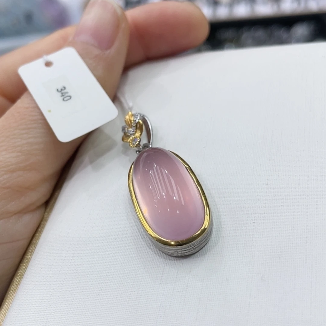 颈饰银S925镶嵌水晶