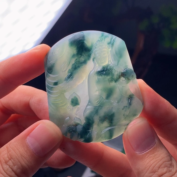 未镶嵌定制翡翠瀚****案牌子