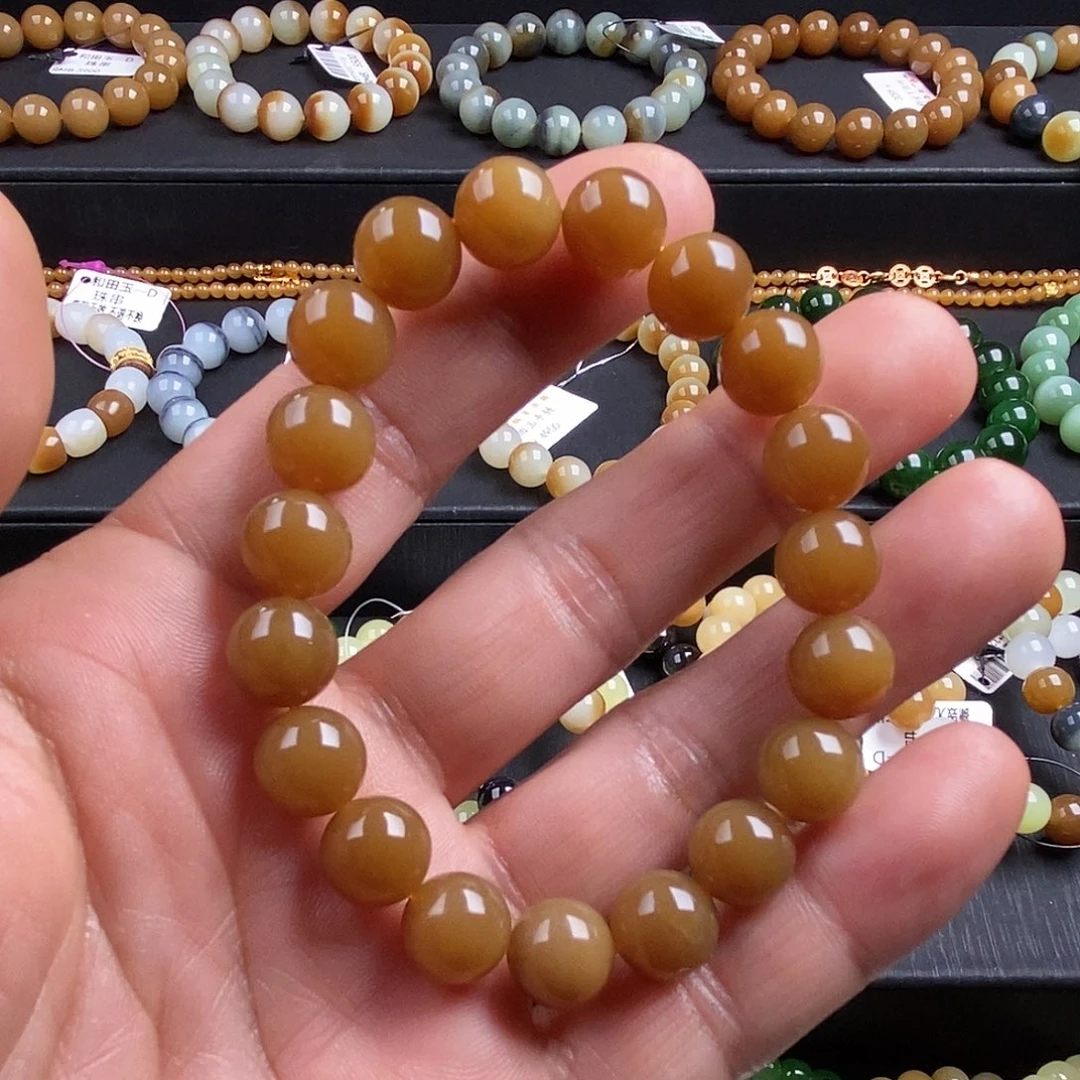 和田玉未镶嵌手链