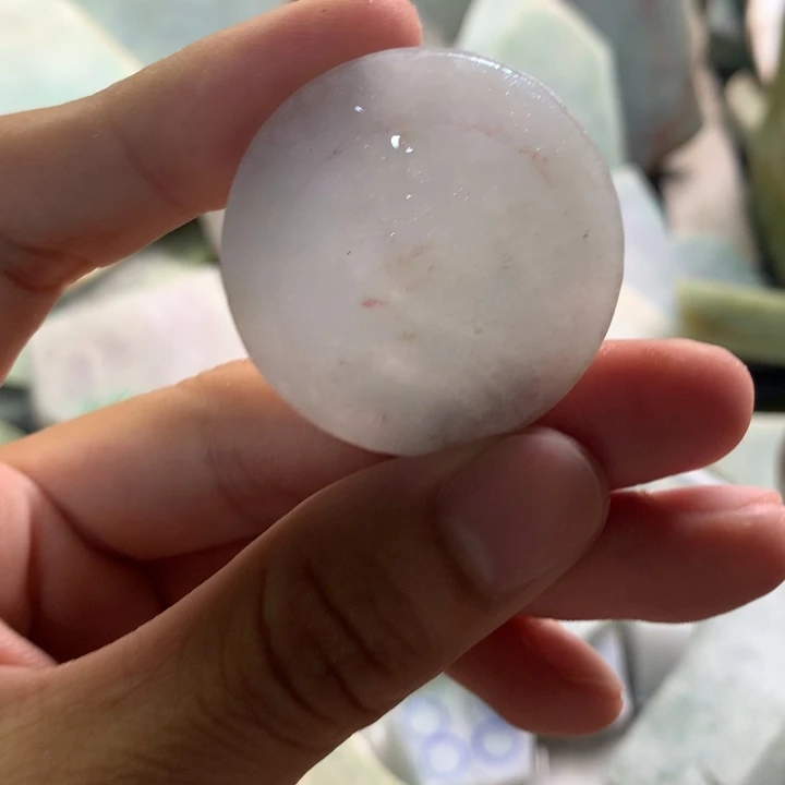 翡翠裸石1号圆牌翡翠