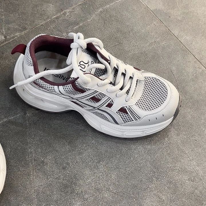 老爹鞋497542985车厘子红40