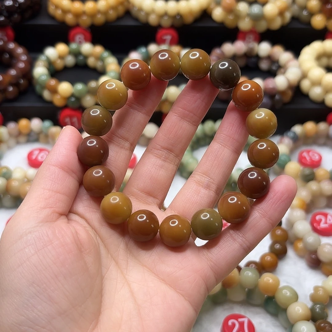 手串菩提根/象牙果敦煌浓郁正圆