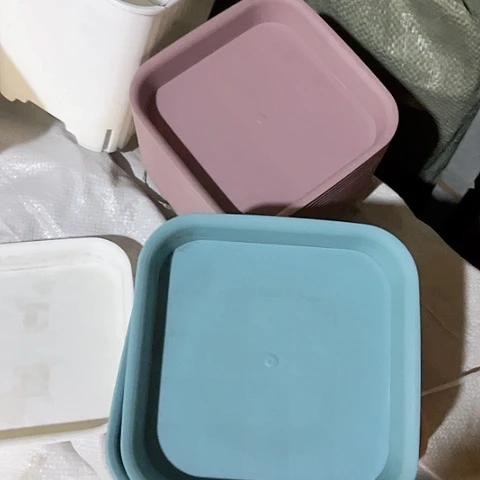 树脂多肉14口托盘5个绿5个蓝