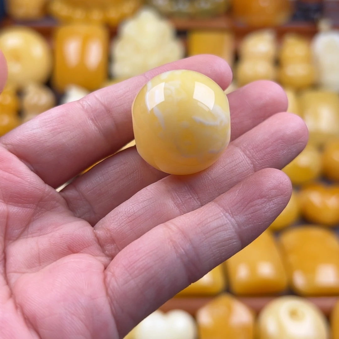 琥珀颈饰未镶嵌纯天然琥珀蜜蜡无优化