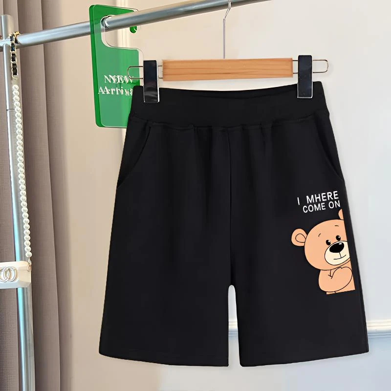 儿童短裤夏季外穿2025新款男童纯棉五分裤夏中裤薄款宝宝运动裤