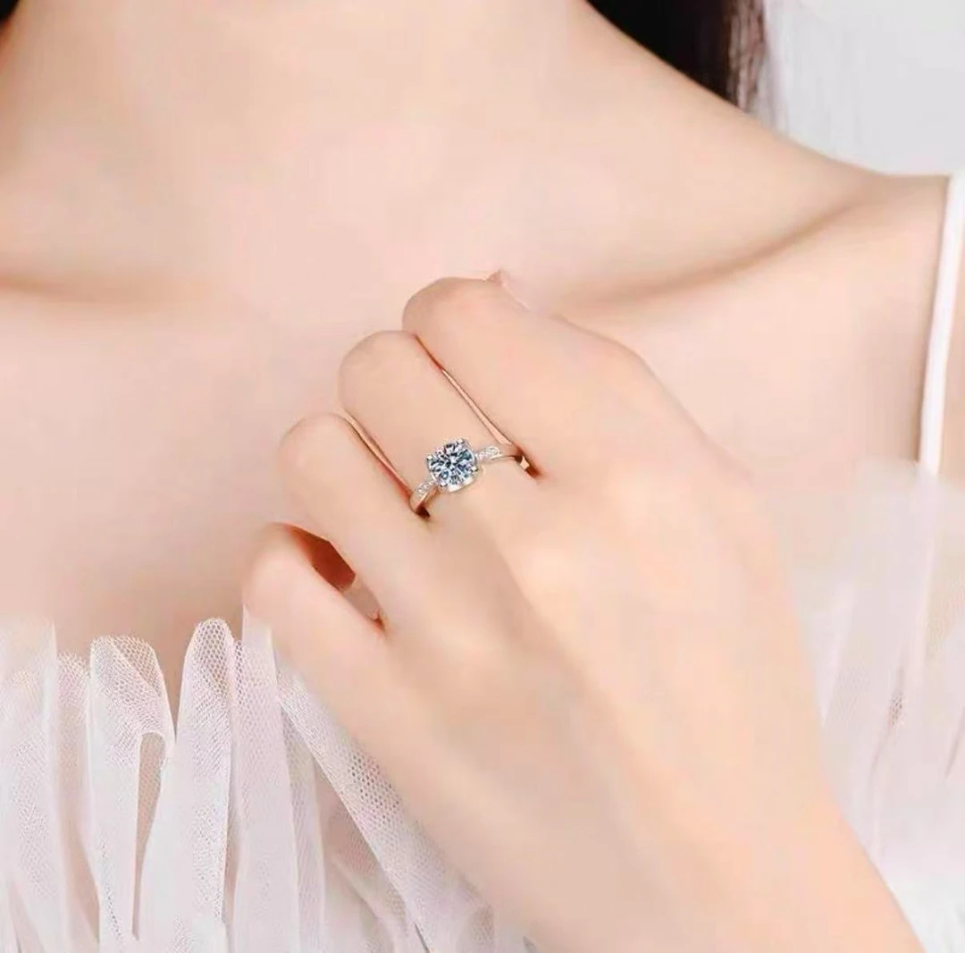 NFZX 经典微镶牛头小蛮腰1.0ct