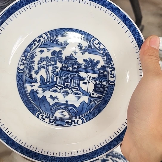 盘8寸深窝盘一个陶瓷陶瓷