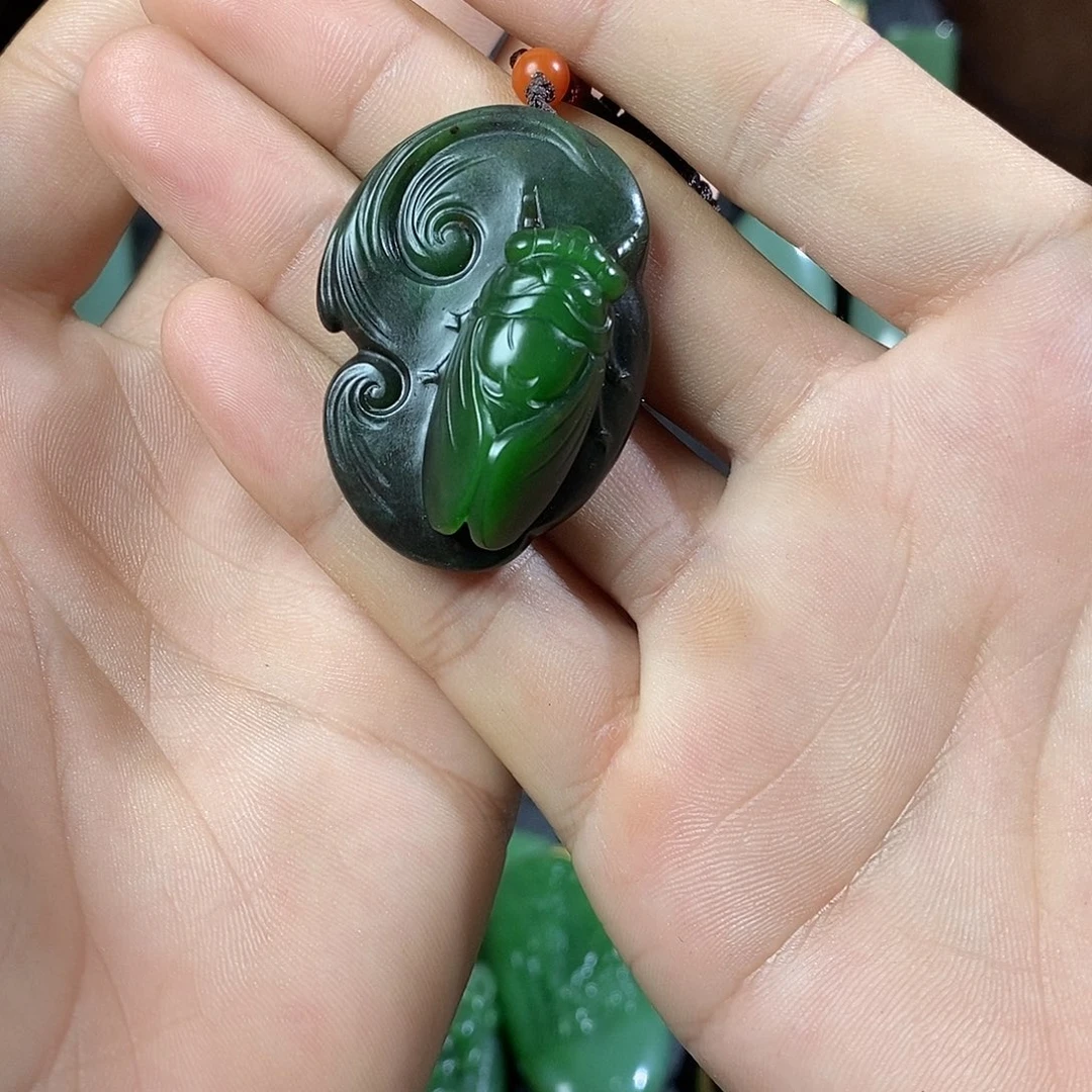 和田玉（碧玉）未镶嵌颈饰