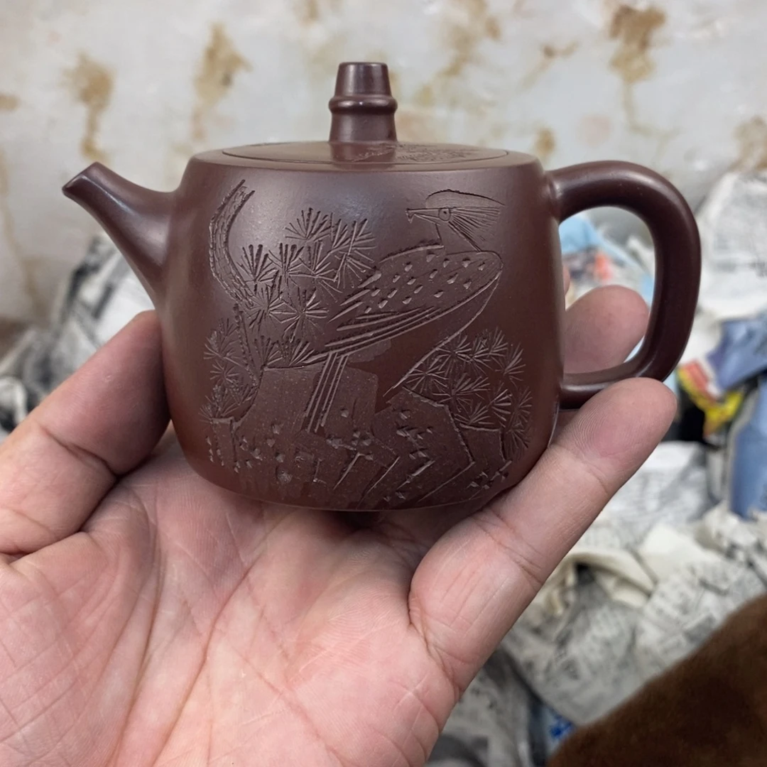 茶壶紫砂宜兴原矿纯手工紫砂壶qq