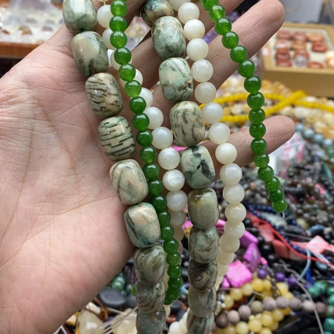 玛瑙/玉髓未镶嵌珠宝半成品打包E109