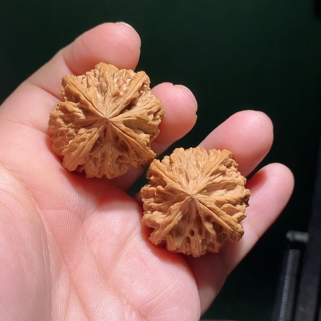 文玩核桃把件37苹果圆四棱