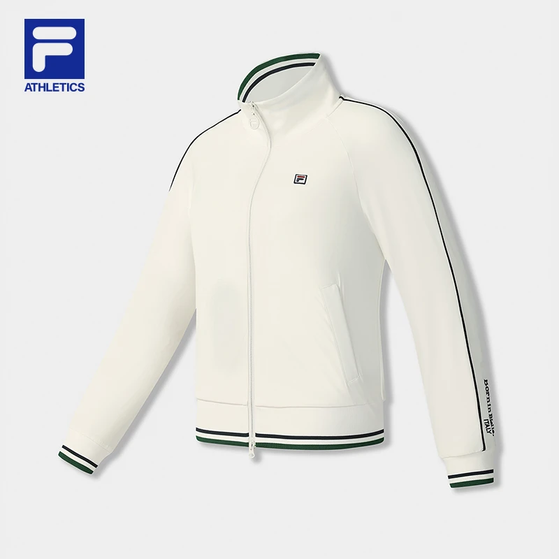 Fila/斐乐针织上衣女款运动时尚休闲女士立领舒适长袖A11W533502F