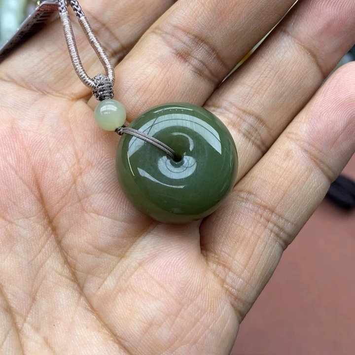 和田玉未镶嵌吊坠(不含链)