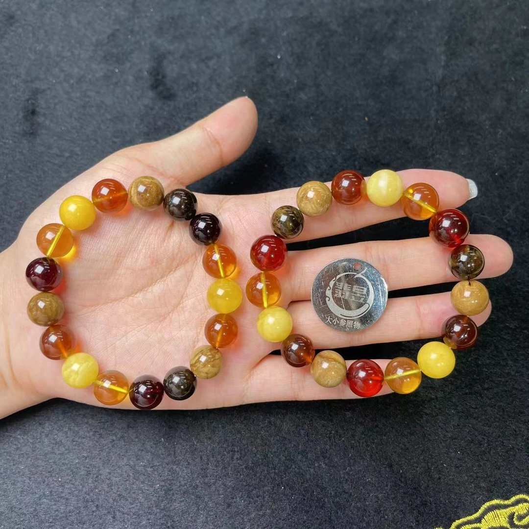 翡昱-SH29-35099-72-琥珀手串/约11+/约17颗/-多样性发其一-C