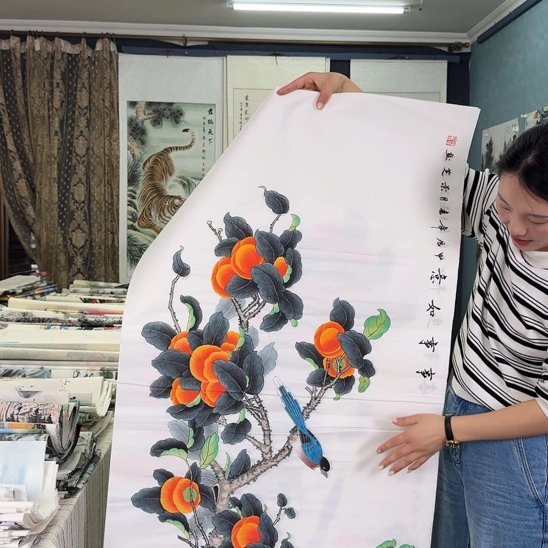 纯手绘国画作品作品