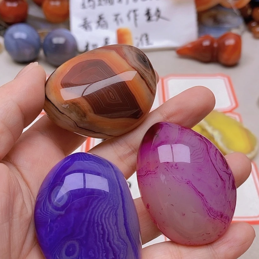 【闪购商品】未镶嵌玛瑙/玉髓珠宝半成品匊*姐