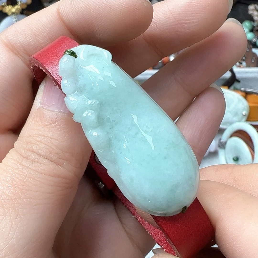 翡翠戒指未镶嵌炸