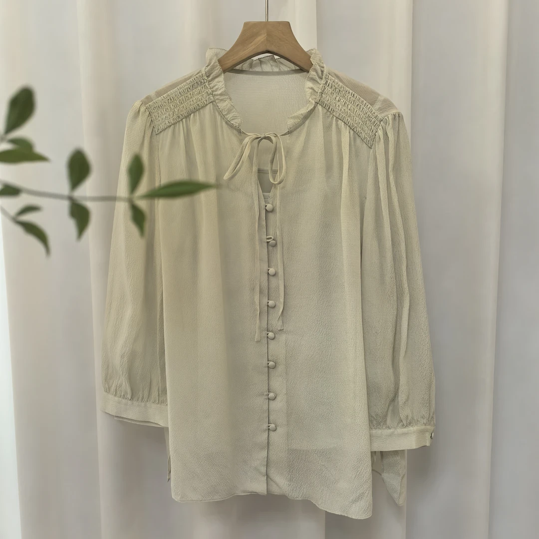 新款桑蚕丝衬衫 s9414