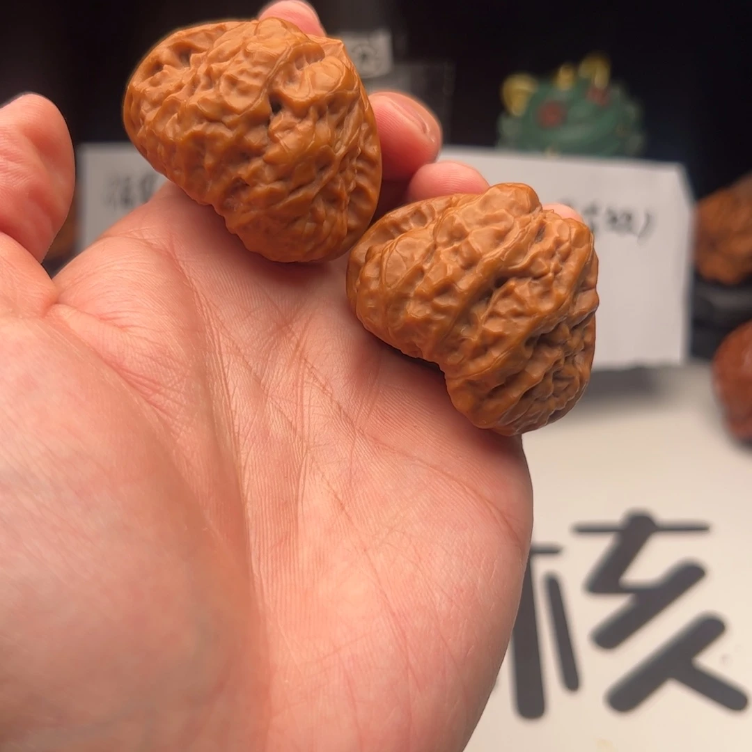 文玩核桃把件蛤蟆头43文玩核桃