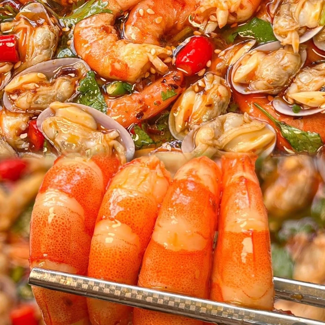 捞汁大虾（10只）