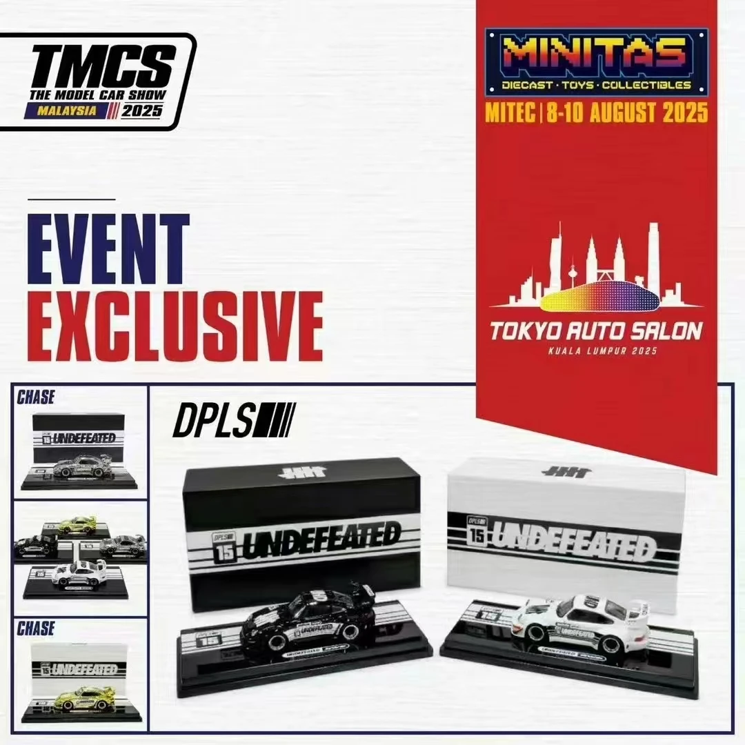 1:64 INNO DPLS 保时捷 RWB 吉隆坡 展会限定 TASKL 合金汽车模型