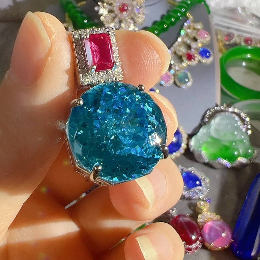 花岗石钨合金红色蓝色大宝贝