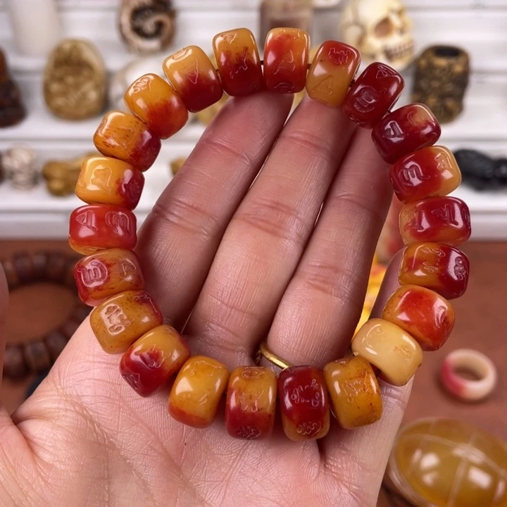驼骨手串/手链骆驼骨桶珠14