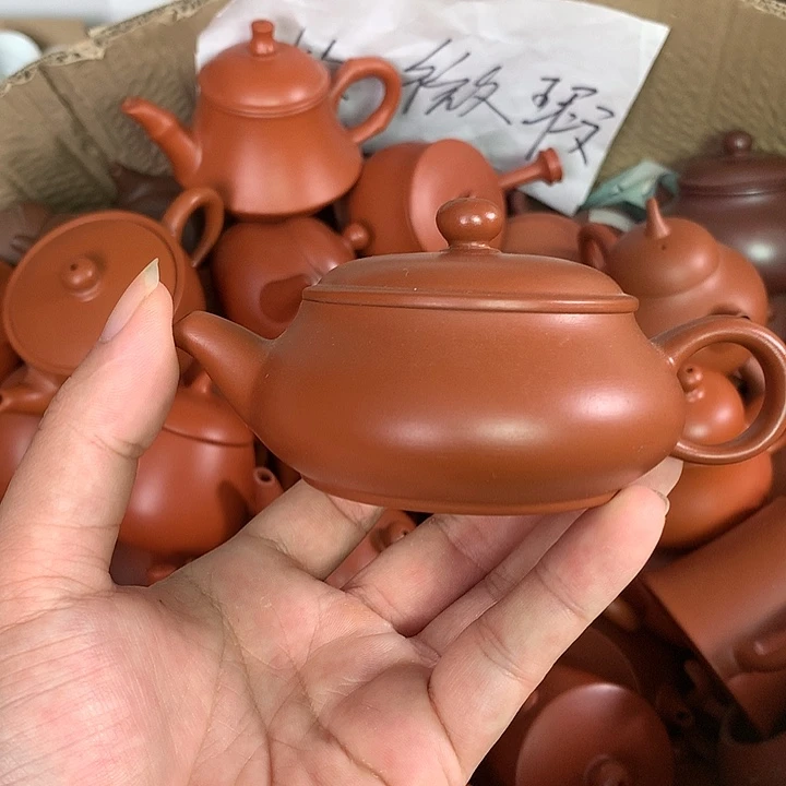 茶壶紫砂原矿朱泥茶壶茶具家用130