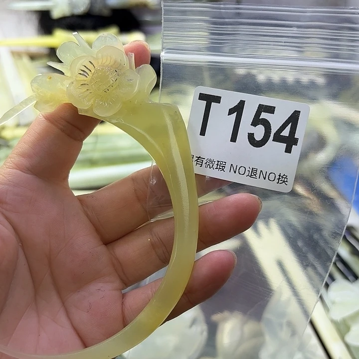 炸***猬蛇纹石玉合金发饰