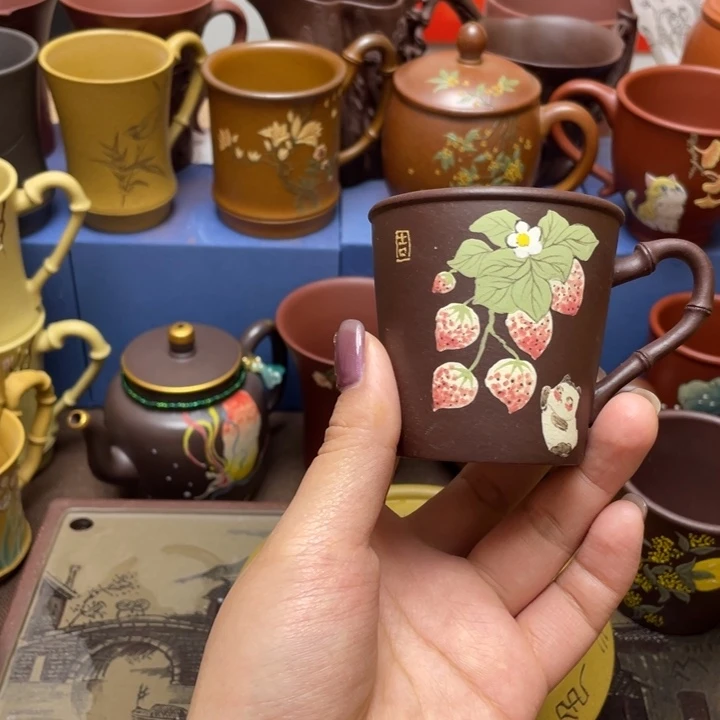 紫砂茶杯紫砂主人杯