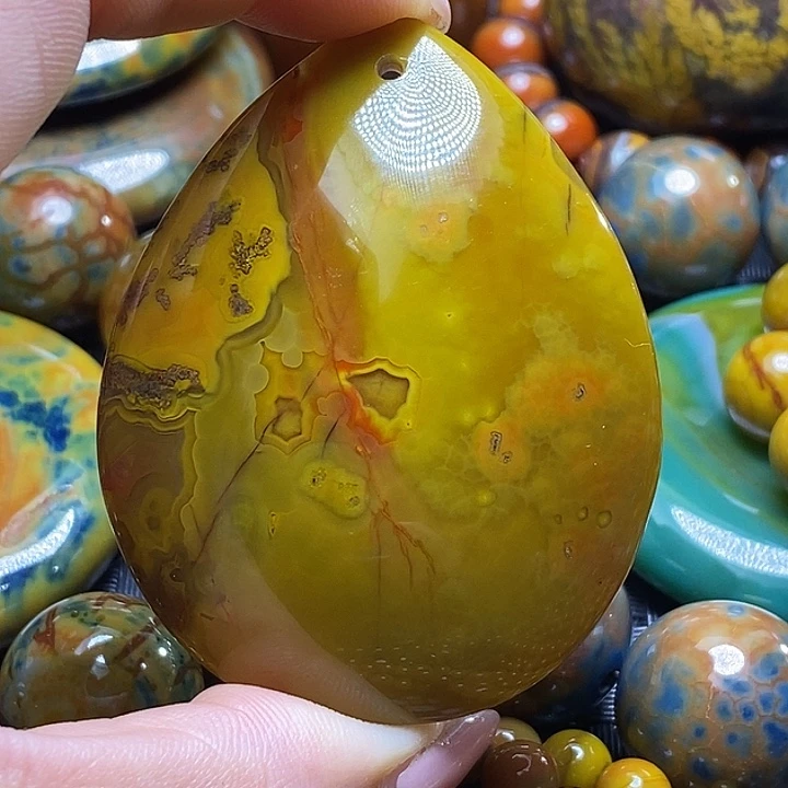 玛瑙/玉髓未镶嵌颈饰