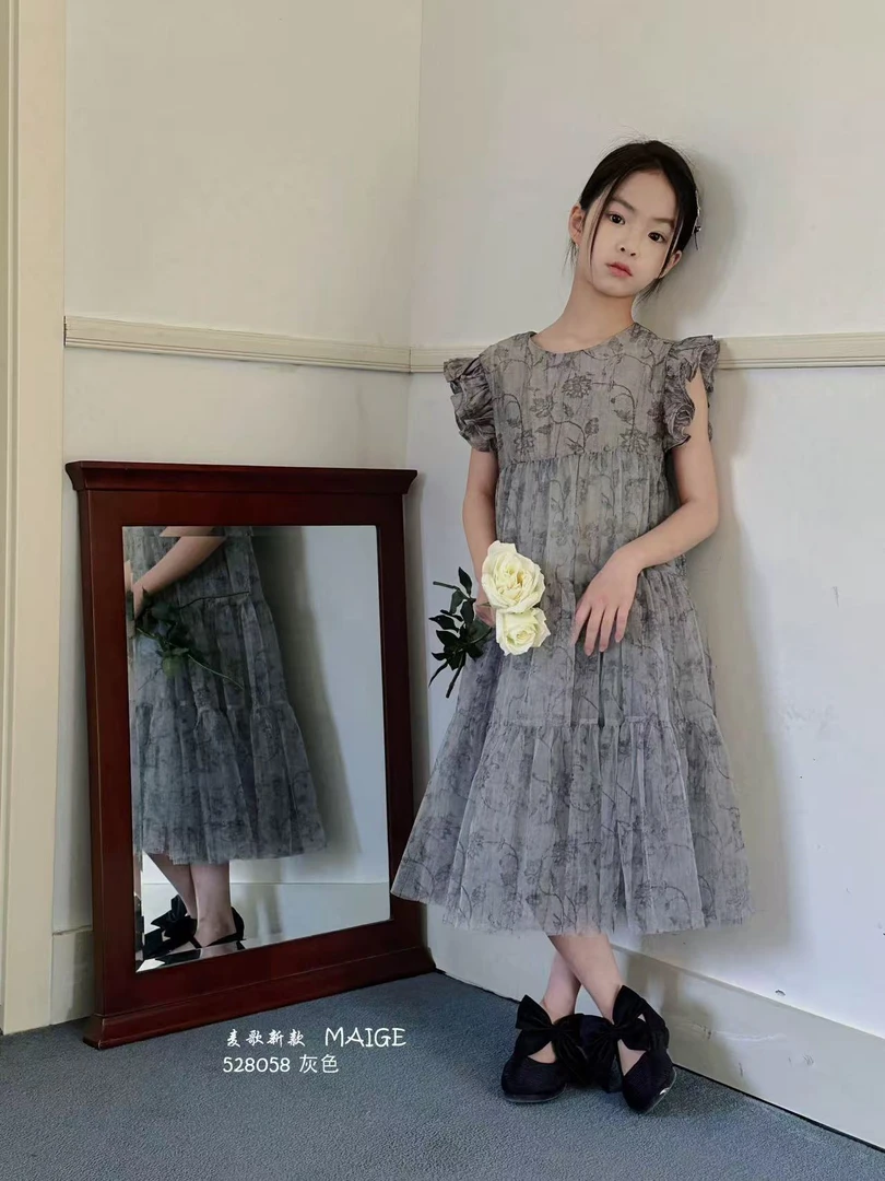 507070  韩版女新款夏款时尚洋气百搭休闲连衣裙