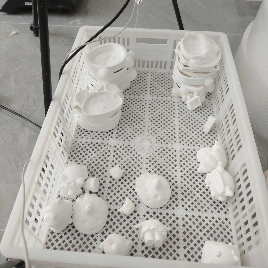 2个瑕疵品，随机款式，石膏娃娃白胚批发零售代发