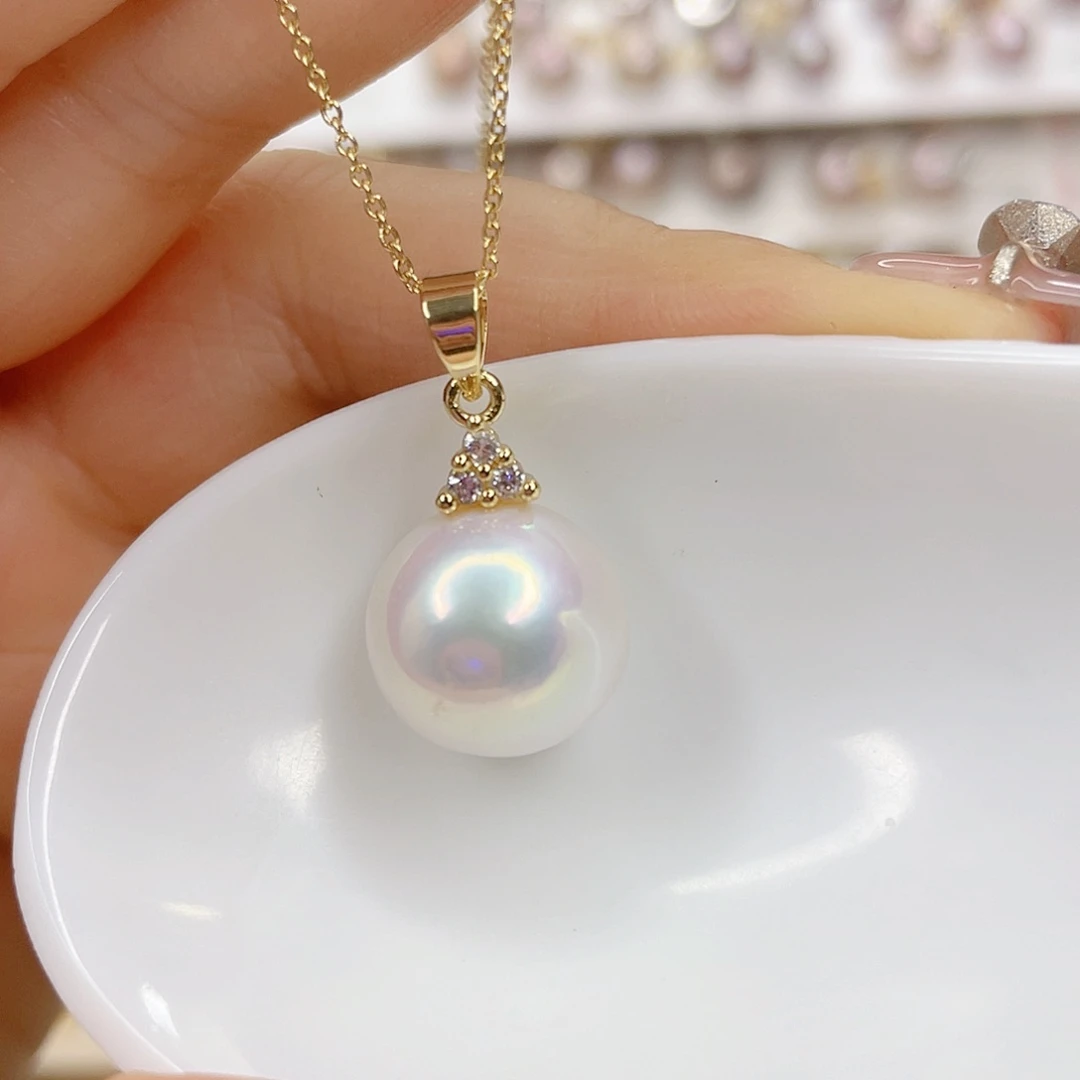 淡水珍珠未镶嵌吊坠(赠链)