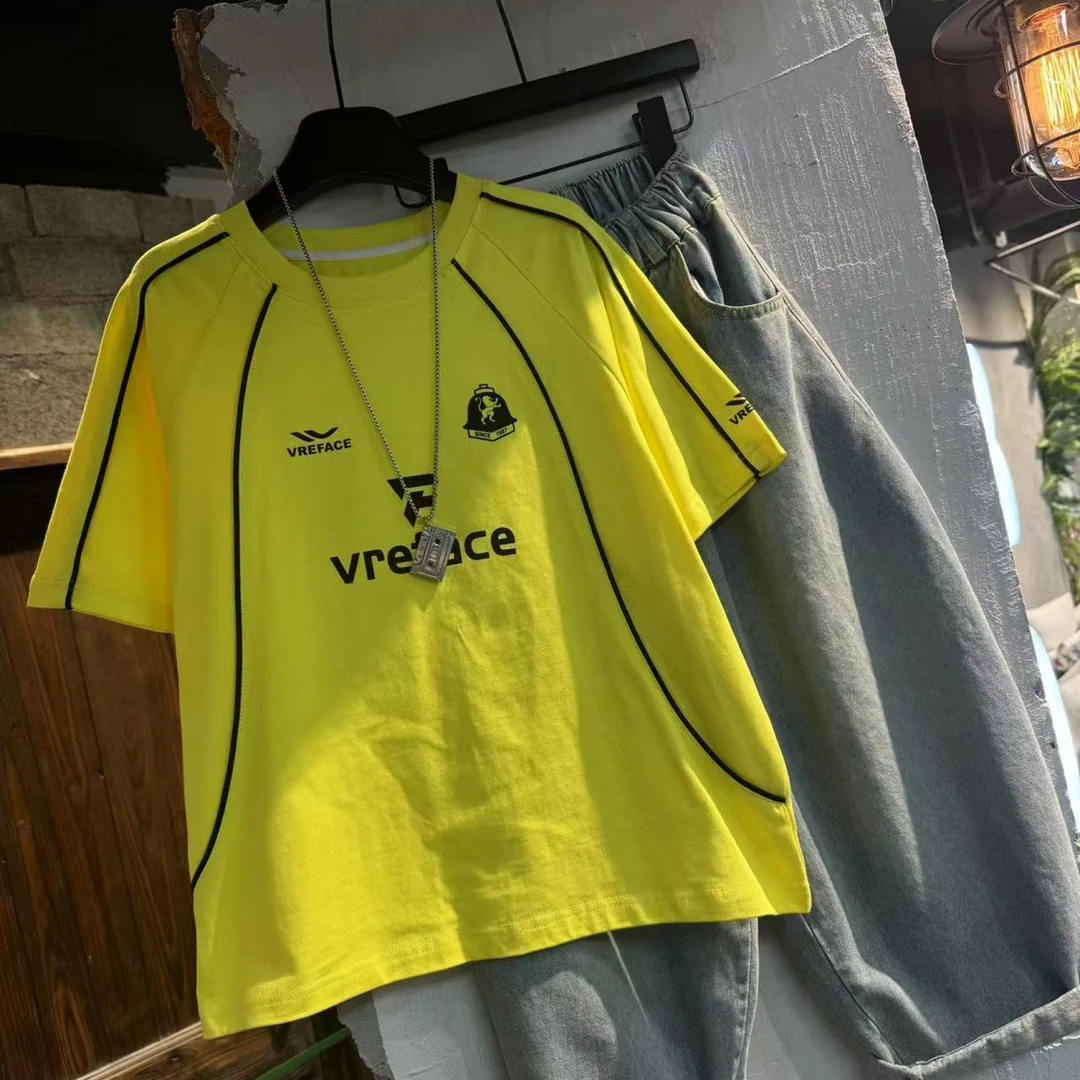 吾 2025【Y】3月27日 儿童男童女童时尚黄色印花短袖T恤3040-