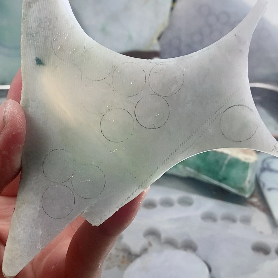 翡翠散珠天然缅甸翡翠a货9