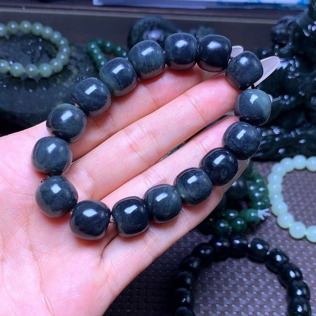 未镶嵌手串和田玉卡14